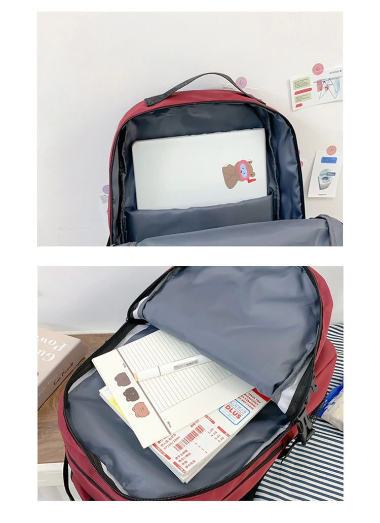 Schoolbag Female Junior High School High School Large Capacity Backpack