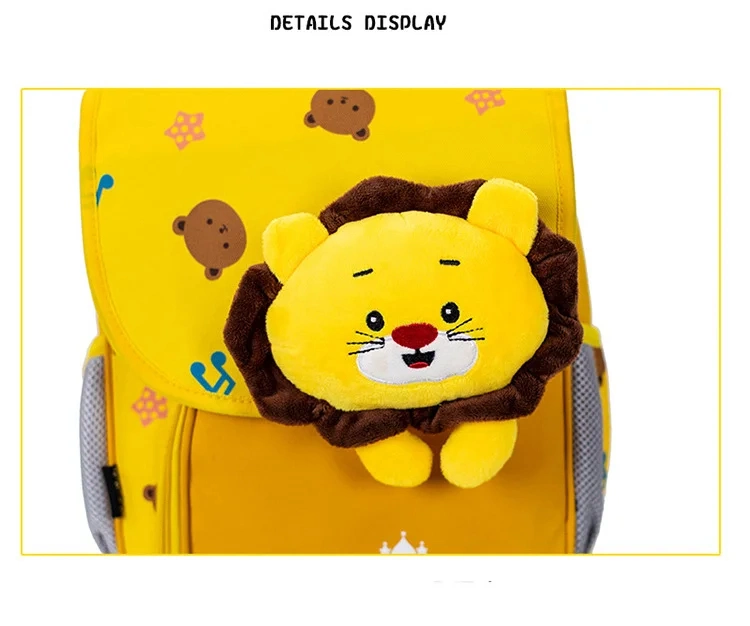 3D Cute Cartoon Animal Plush Bag Boys and Girls Korean School Bags Fashion Children&prime;s Backpack Baby Backpack