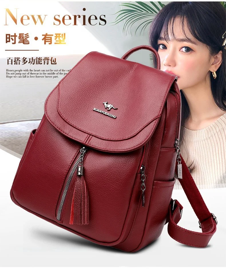 Wide Silver Mochilas PARA Mujeres OEM ODM China Brand Bag Carteras Mochila