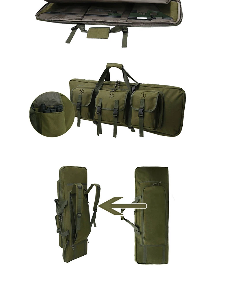 Tactical Military Long Size Handbag Backpack with Many Bags