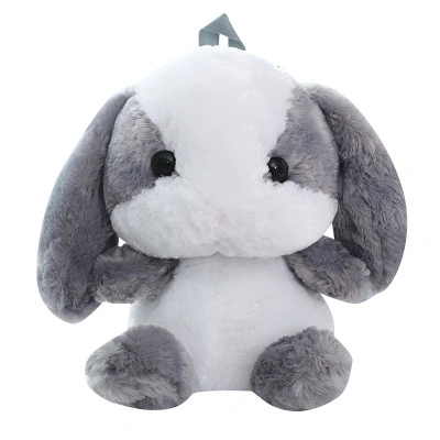 50cm Cute Soft Stuffed Plush Baby Toy Rabbit Backpack with Pocket