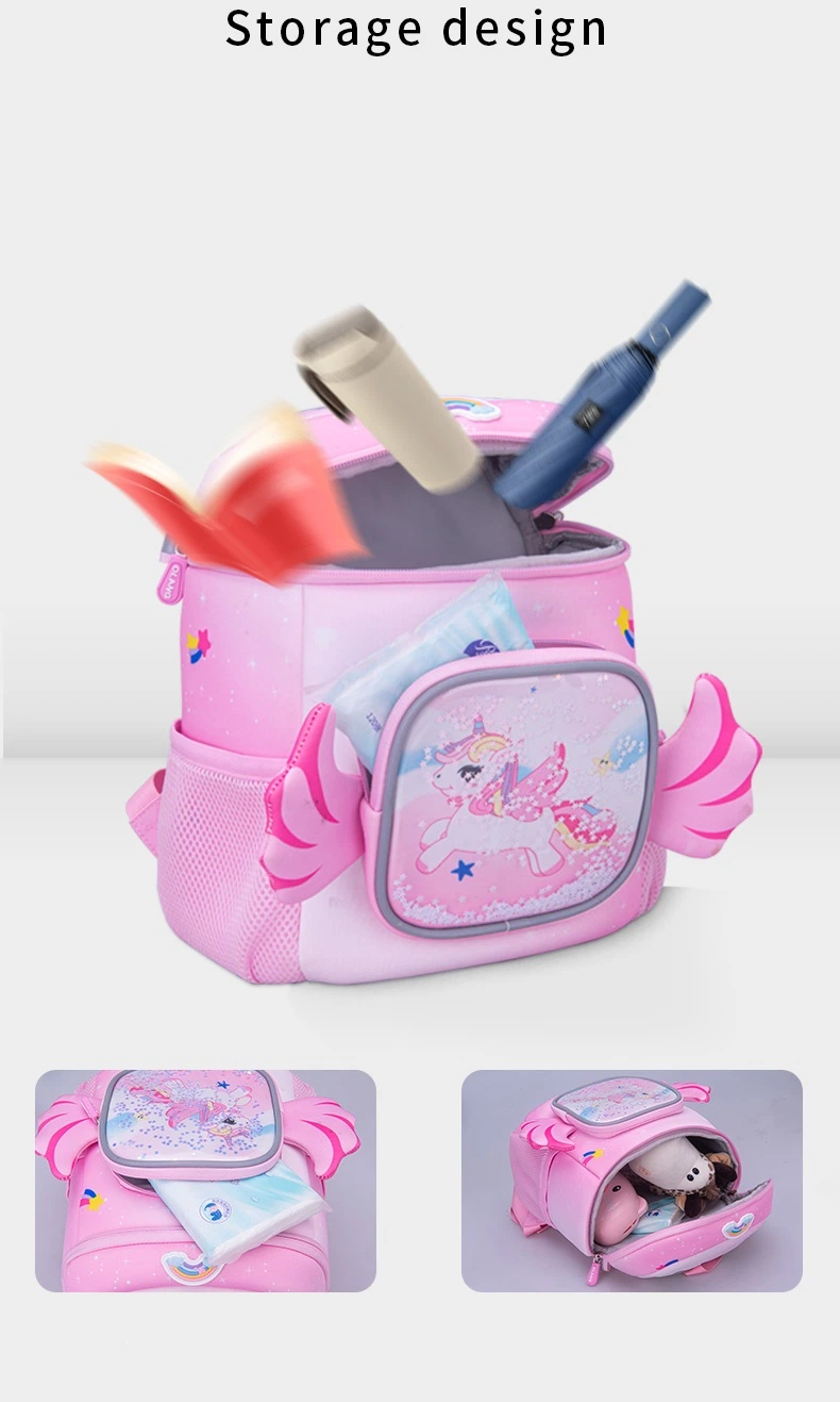 Newest Design Little Pony Children School Bags Large Capacity Bucket Kindergarten Kids Backpack