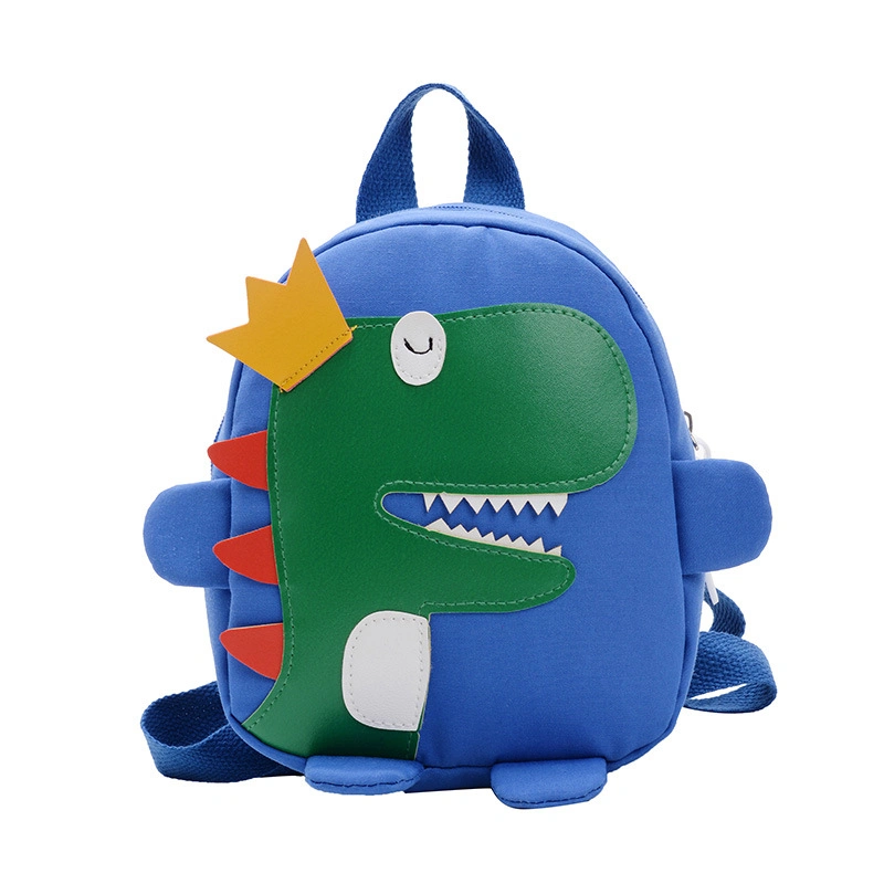 Cute Boy and Girl Backpack Cartoon Dinosaur Baby out of Street Snack Backpack