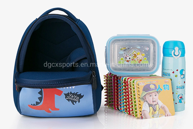 Kid Toddler Backpack Baby Boys Girls Kindergarten Pre School Bags Cute 3mm Neoprene Cartoon Backpacks Lunch Bag for Children