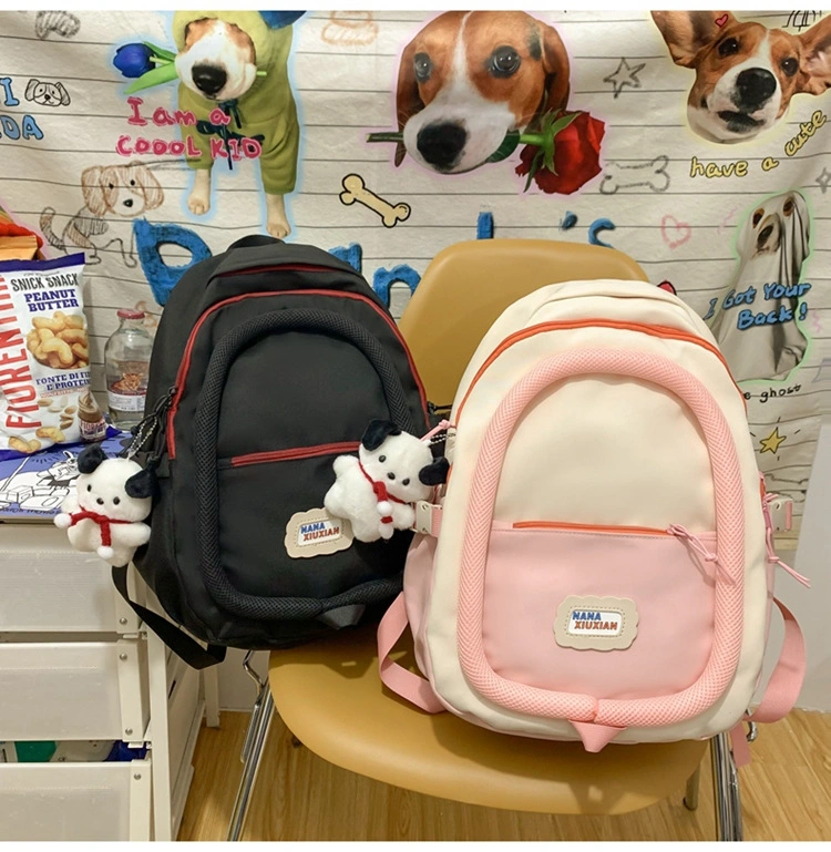 Large Capacity Cute Shoolbag Girls Backpack for High School Travel Bag