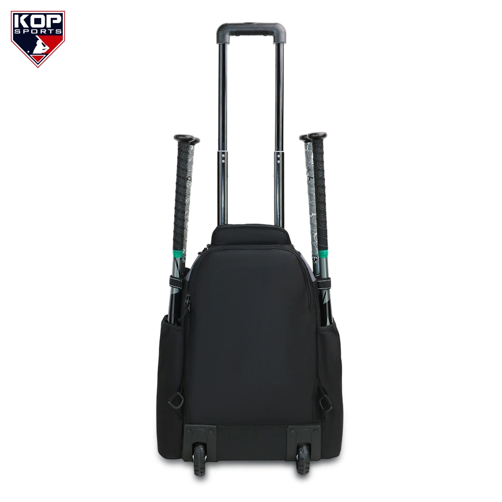 Kopbags Wholesale Custom Baseball Rolling Bat Bags Softball Backpack