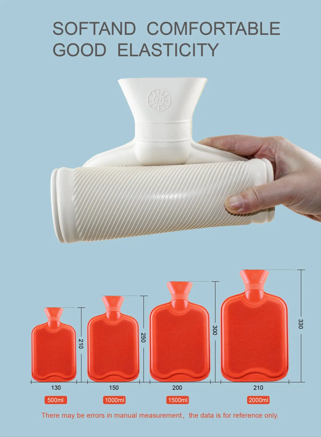 Version Hot Water Bag of The Small Fresh Water Injection Hot Water Bottle for Children and Students