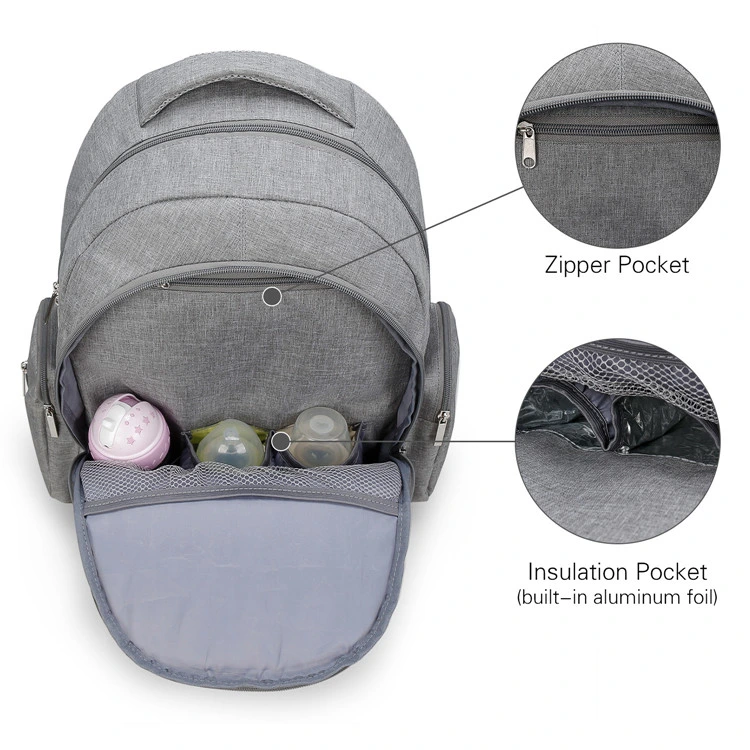 New Double Shoulder Waterproof Diaper Bag Multi Functional Backpack Travel Shopping Maternal and Child Supplies Waiting for Birth Large Capacity Bag