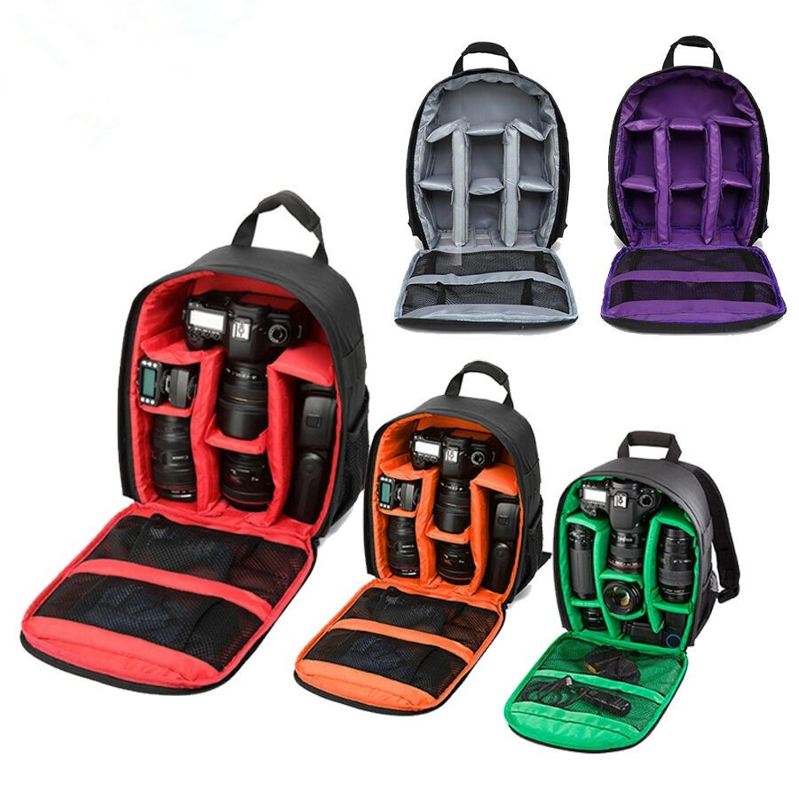 Waterproof Shockproof Camera Backpack with Tripod Holder Digital Travel Bag Wbb13155