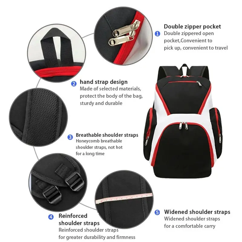 Wholesale Custom Sports Bag Youth Soccer Volleyball Football Back Pack Wholesale Basketball Bookbags Backpack