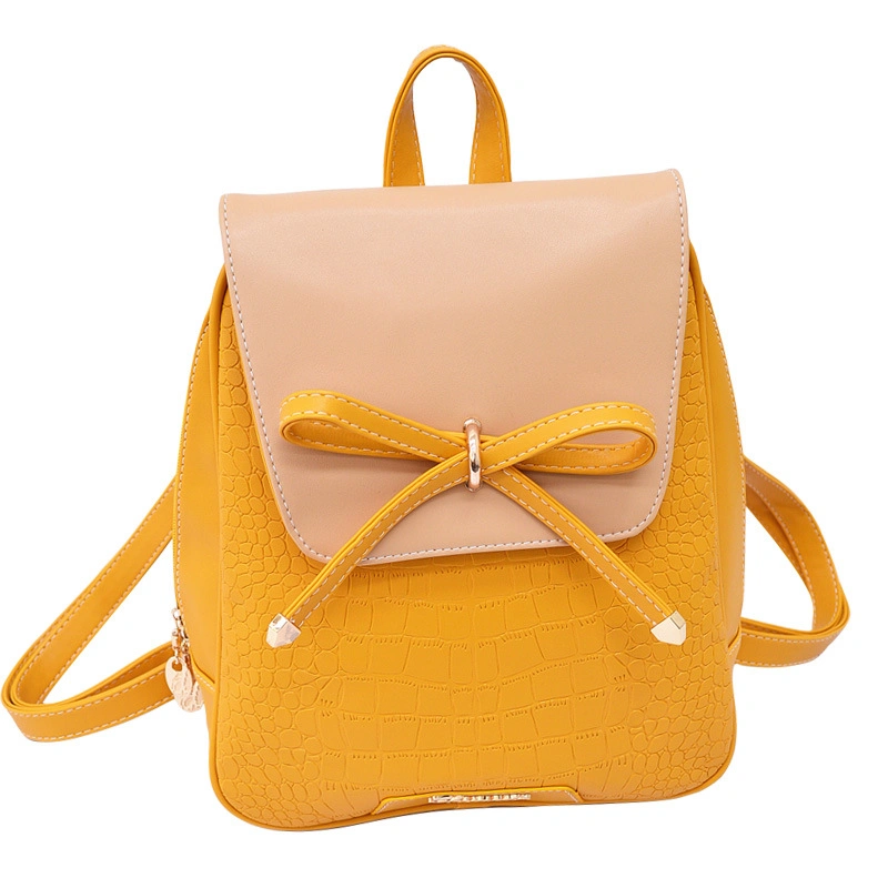 Fashion Backpack Bow Double Shoulder Bag Female