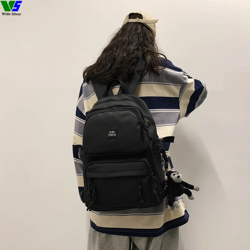 Wide Silver Best Price Trendy Cool Custom Big Capacity Backpacks for Kids