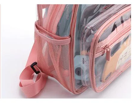 Custom Kids Girl Fashion Mini Clear Backpack