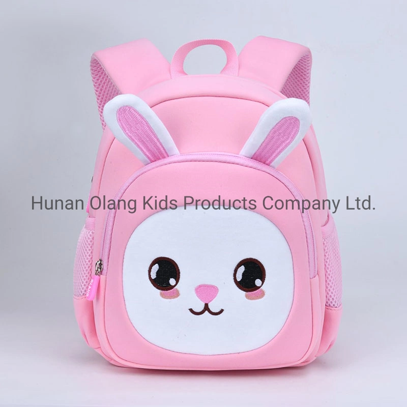 High Quality Children&prime; S Backpack in Kindergarten Rabbit Cartoon Backpack Cute Mini Schoolbag for Girls Gift Kids School Bags