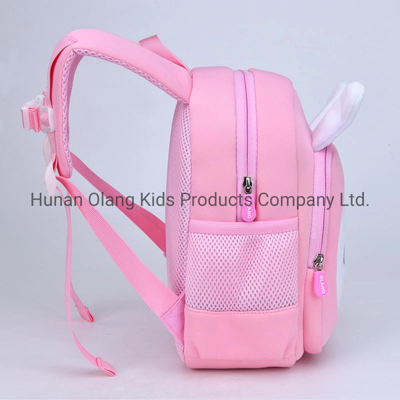 High Quality Children&prime; S Backpack in Kindergarten Rabbit Cartoon Backpack Cute Mini Schoolbag for Girls Gift Kids School Bags