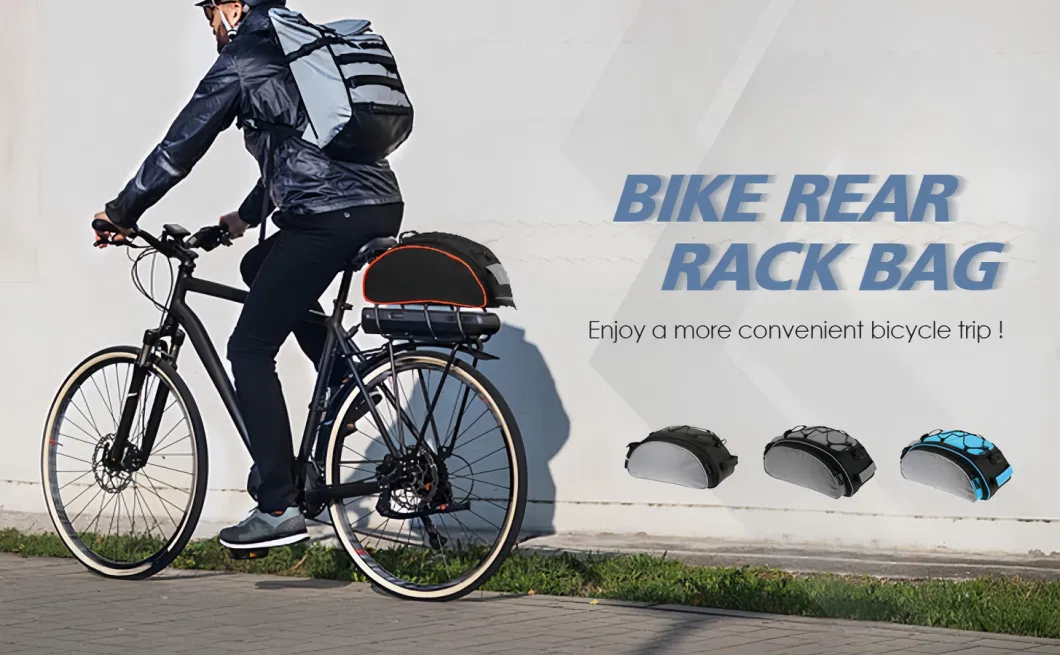 Hillyou Bicycle Rack Bag 13L Waterproof Cycling Bike Bag