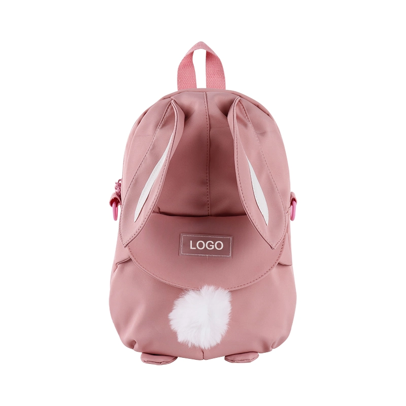 BSCI ISO Custom Rabbit Polyester Women Backpack Girl School Backpack