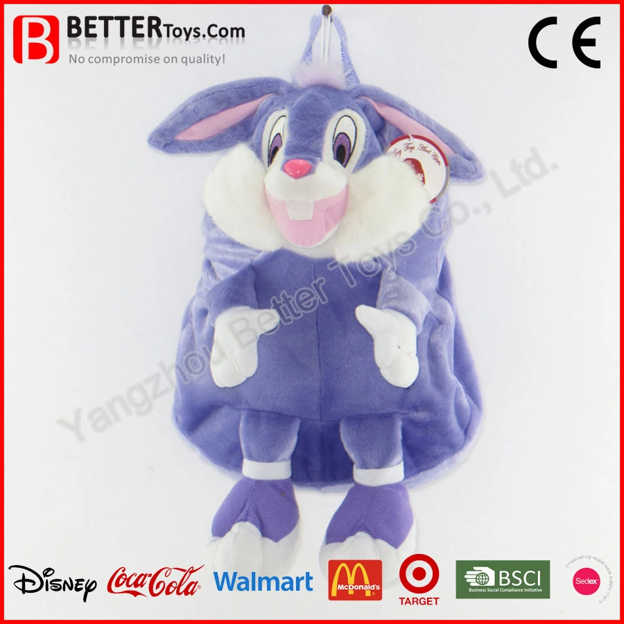 Cartoon Schoolbag Stuffed Animal Shaped Plush Backpacks for Toddlers