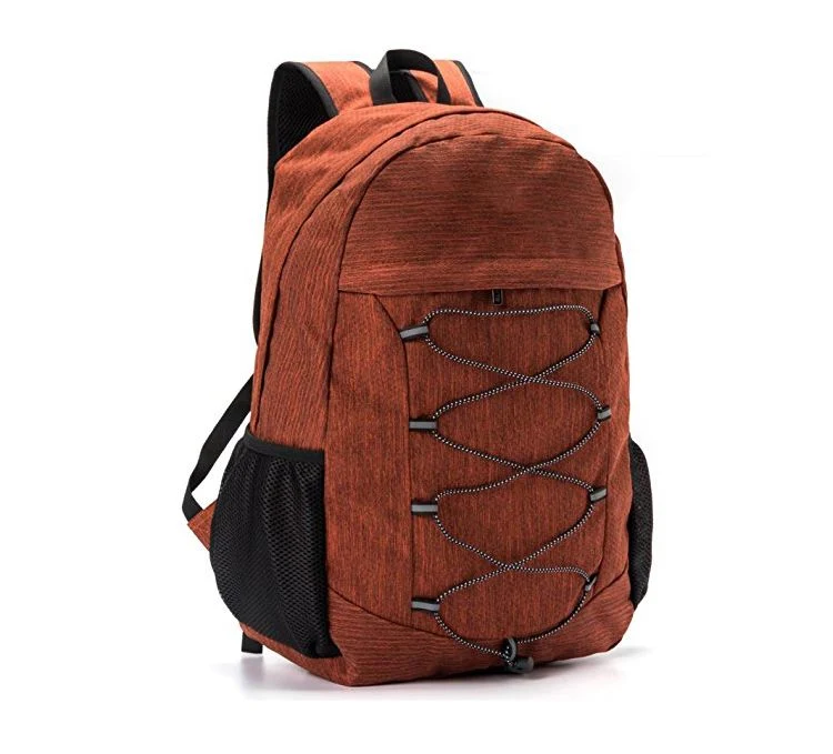 Water-Repellant Durable Vintage Flexible Black Canvas Backpack