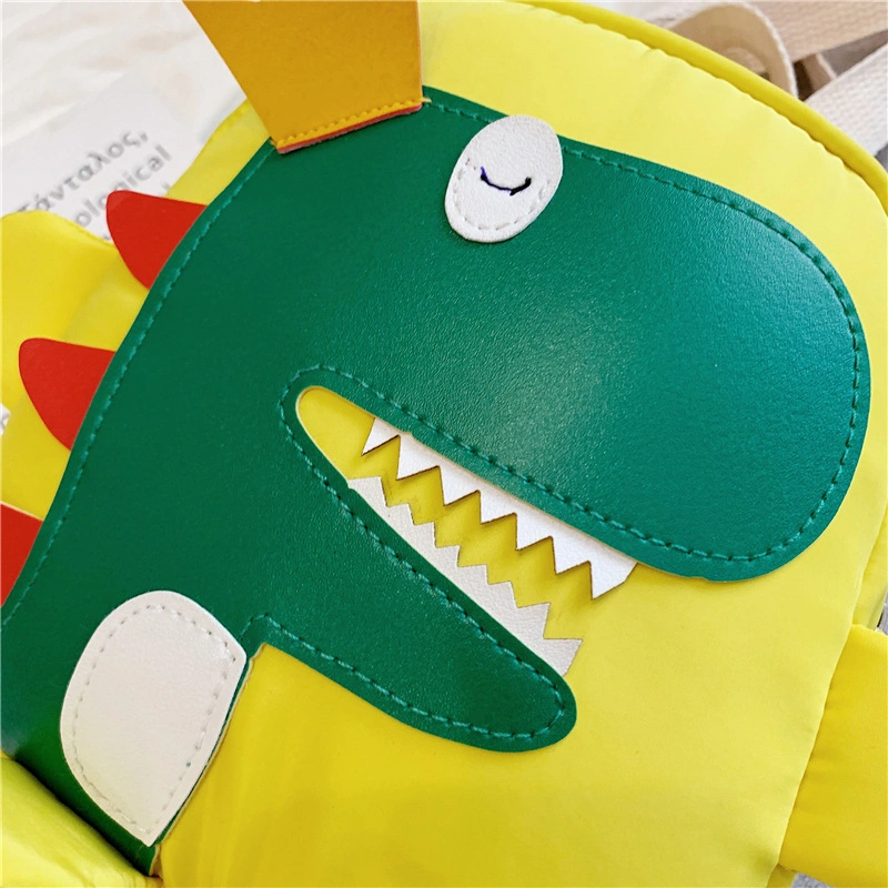 Cute Boy and Girl Backpack Cartoon Dinosaur Baby out of Street Snack Backpack