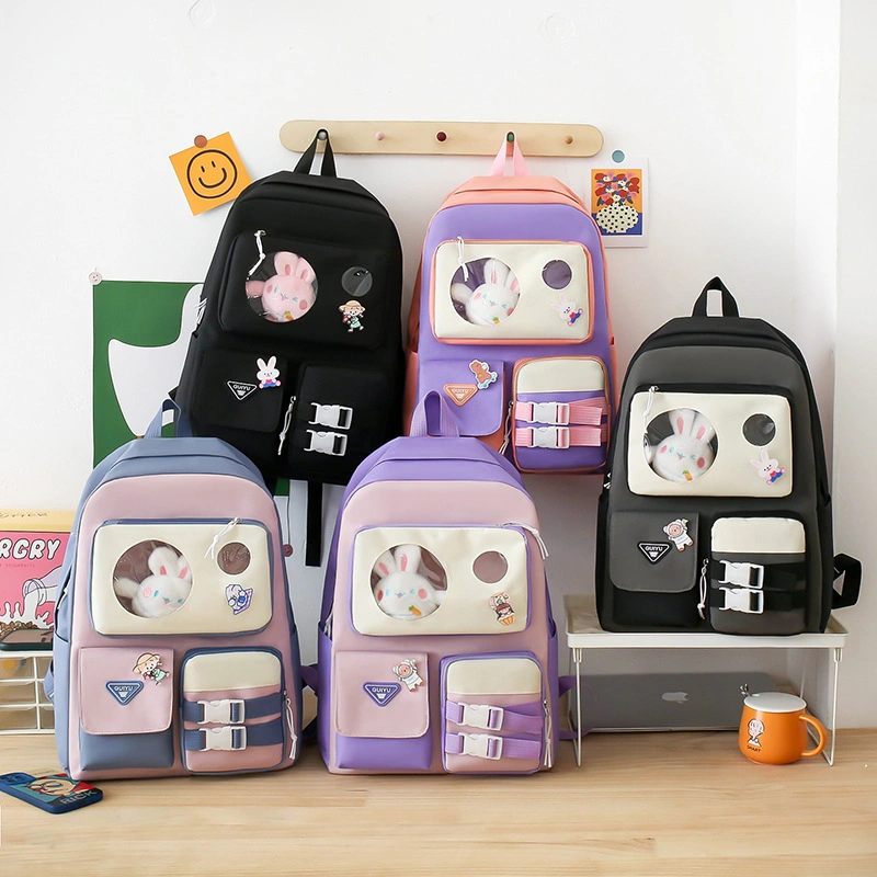 Large-Capacity Korean Style Fashion Junior High School Fresh Casual Backpack