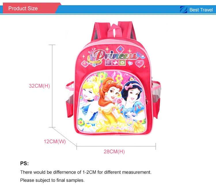 Custom Children Bookbag Book Bags Students Backpack School Bag for Kids