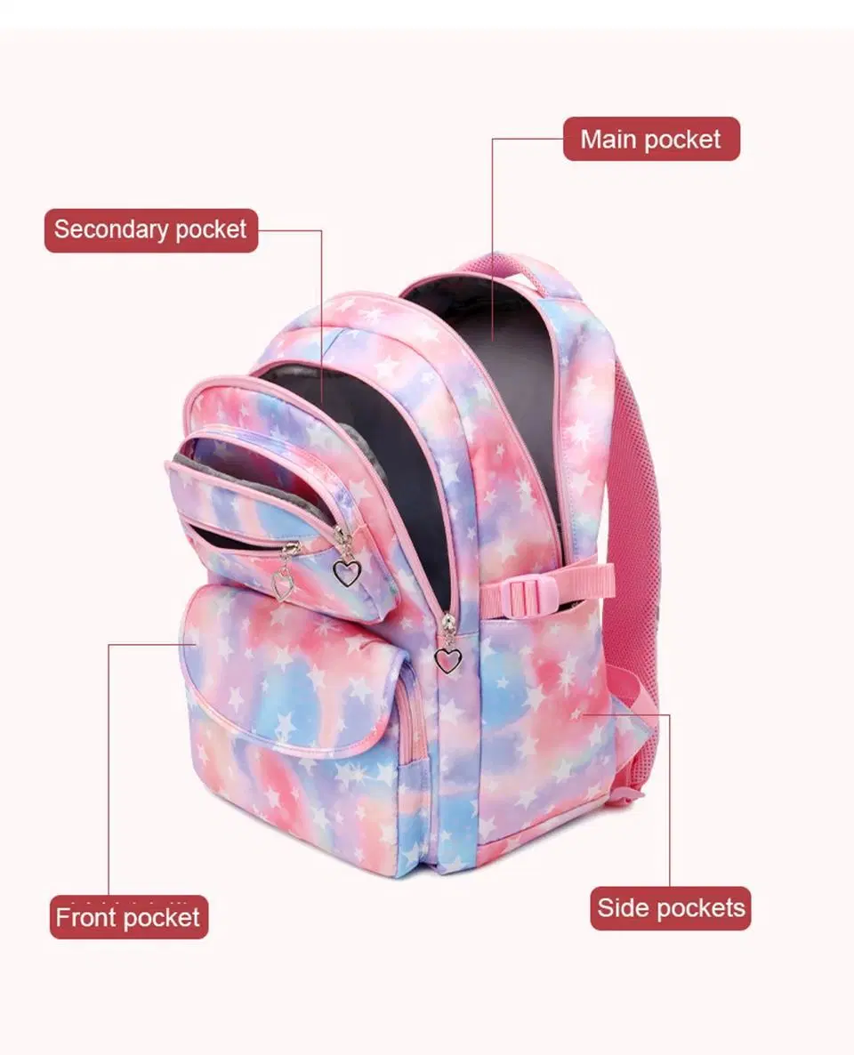 Cute Preschool Toddler Kids with Lunch Box Waterproof Backpack School Bag