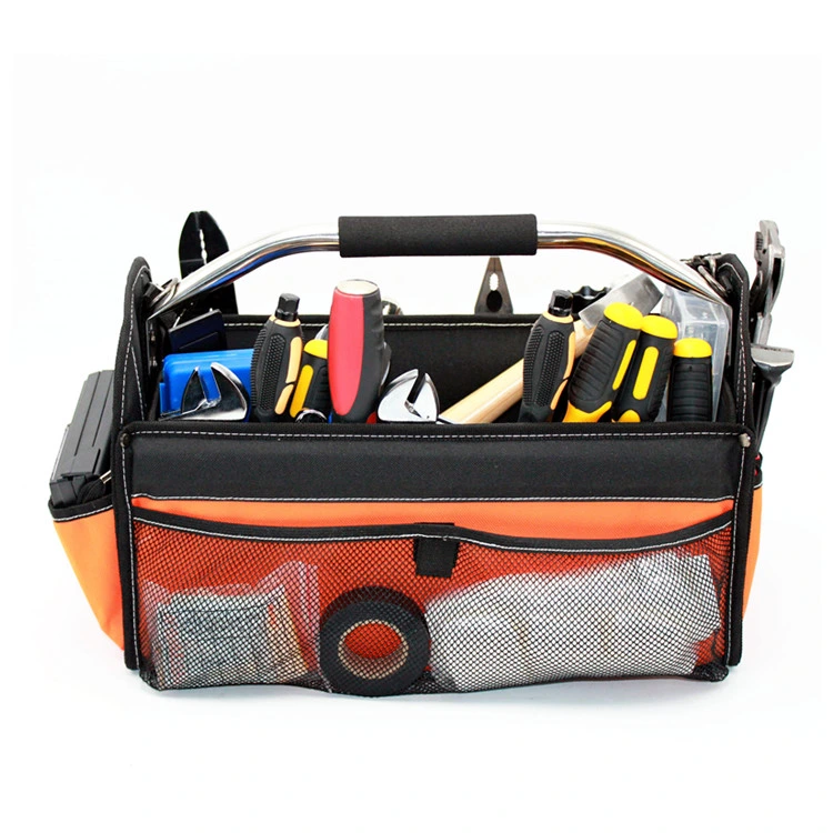 OEM Foldable Folding Portable Car Detailing Tool Bags with Steel Tubular Handle Hot Sale Tool Bag