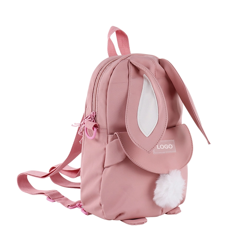 BSCI ISO Custom Rabbit Polyester Women Backpack Girl School Backpack