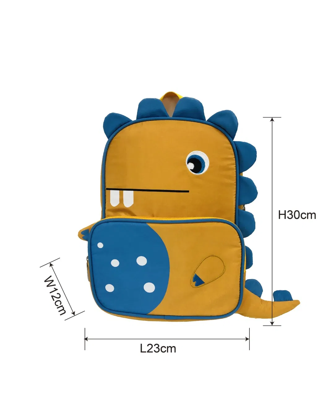 Kids Students School Bag Backpack for Boys &amp; Girls, Yellow Dinosaur, Padded Back &amp; Adjustable Strap, Perfect Size for for School &amp; Travel