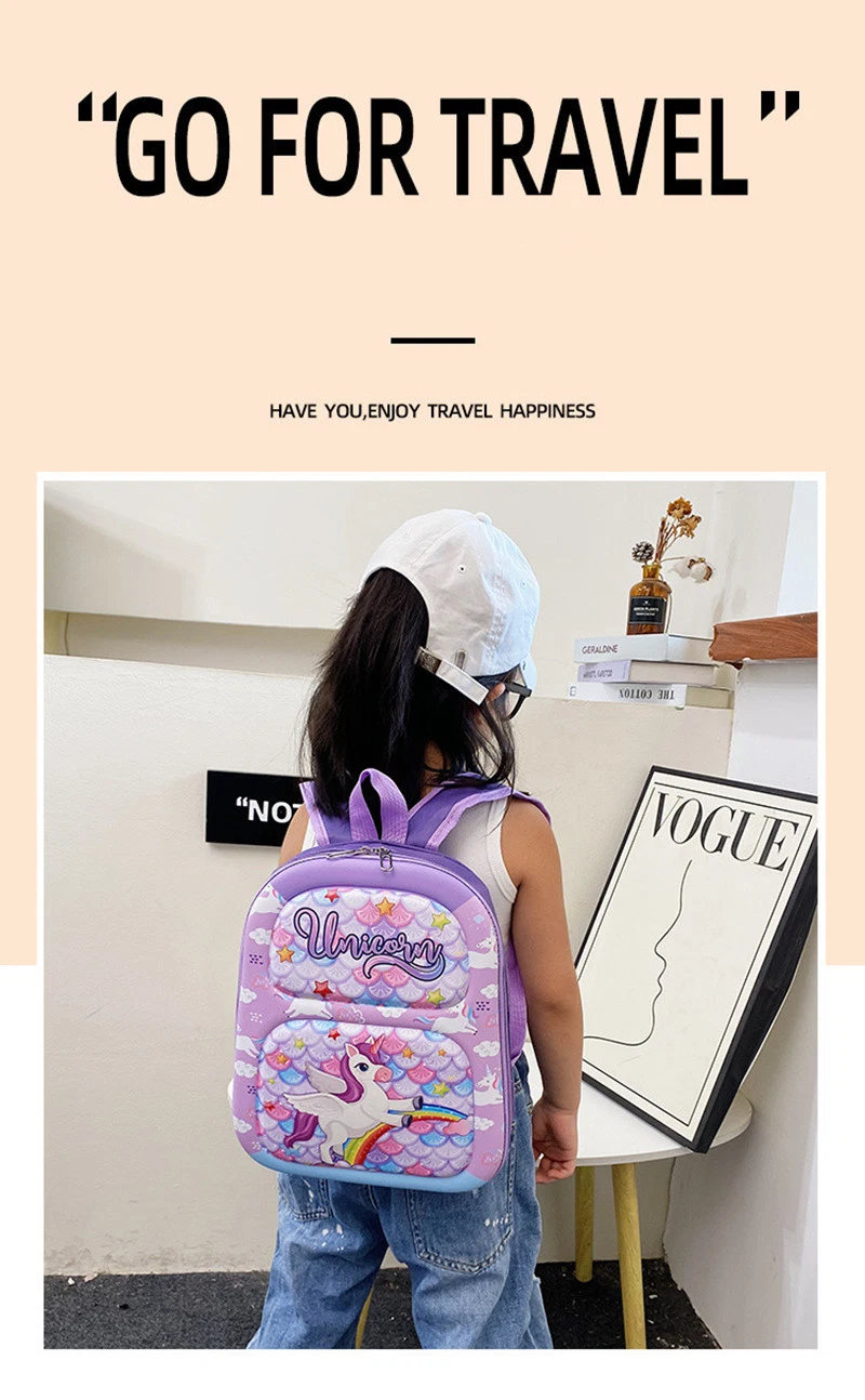 Children&prime;s Kindergarten Backpack Small Animal Schoolbag Cartoon Kids Student Bag for Boys