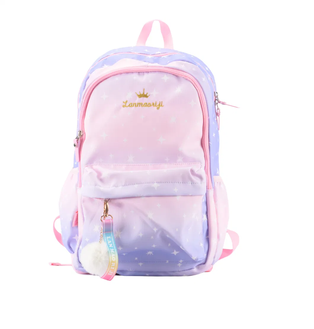 Promotional Large Capacity Children&rsquor; S Lightweight Backpack Student School Bags for Girls