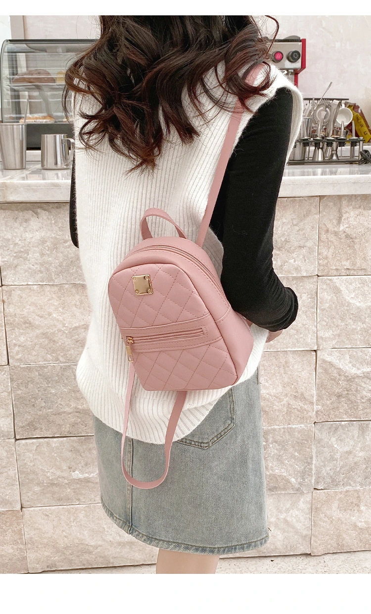 Fashion Stylish Cheap Cute Mini Polyester College Travel Rucksack High Quality Backpack