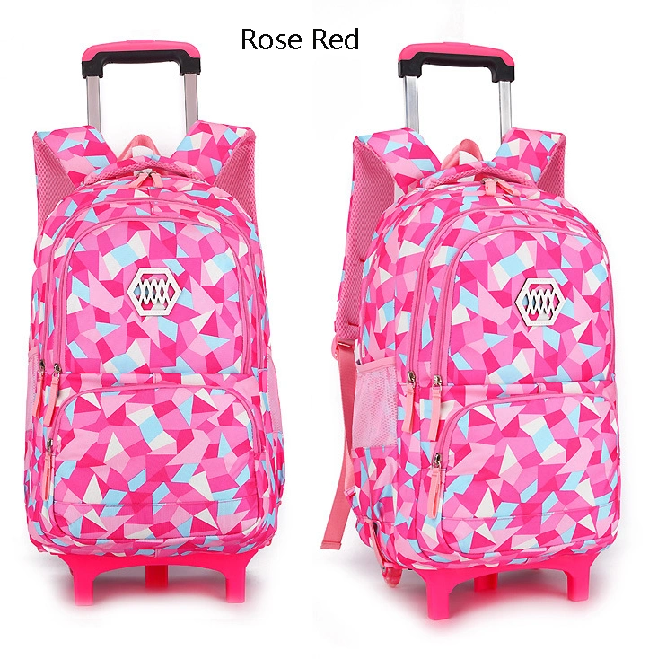 Wholesale Trolley Children School Backpack with Wheels Trolley Bag