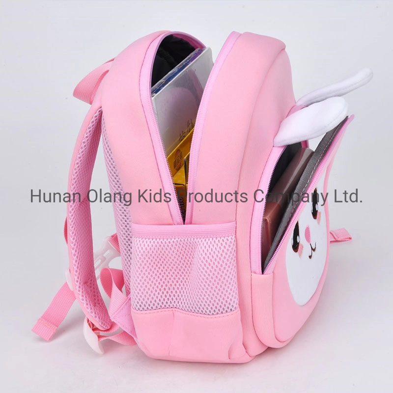 High Quality Children&prime; S Backpack in Kindergarten Rabbit Cartoon Backpack Cute Mini Schoolbag for Girls Gift Kids School Bags