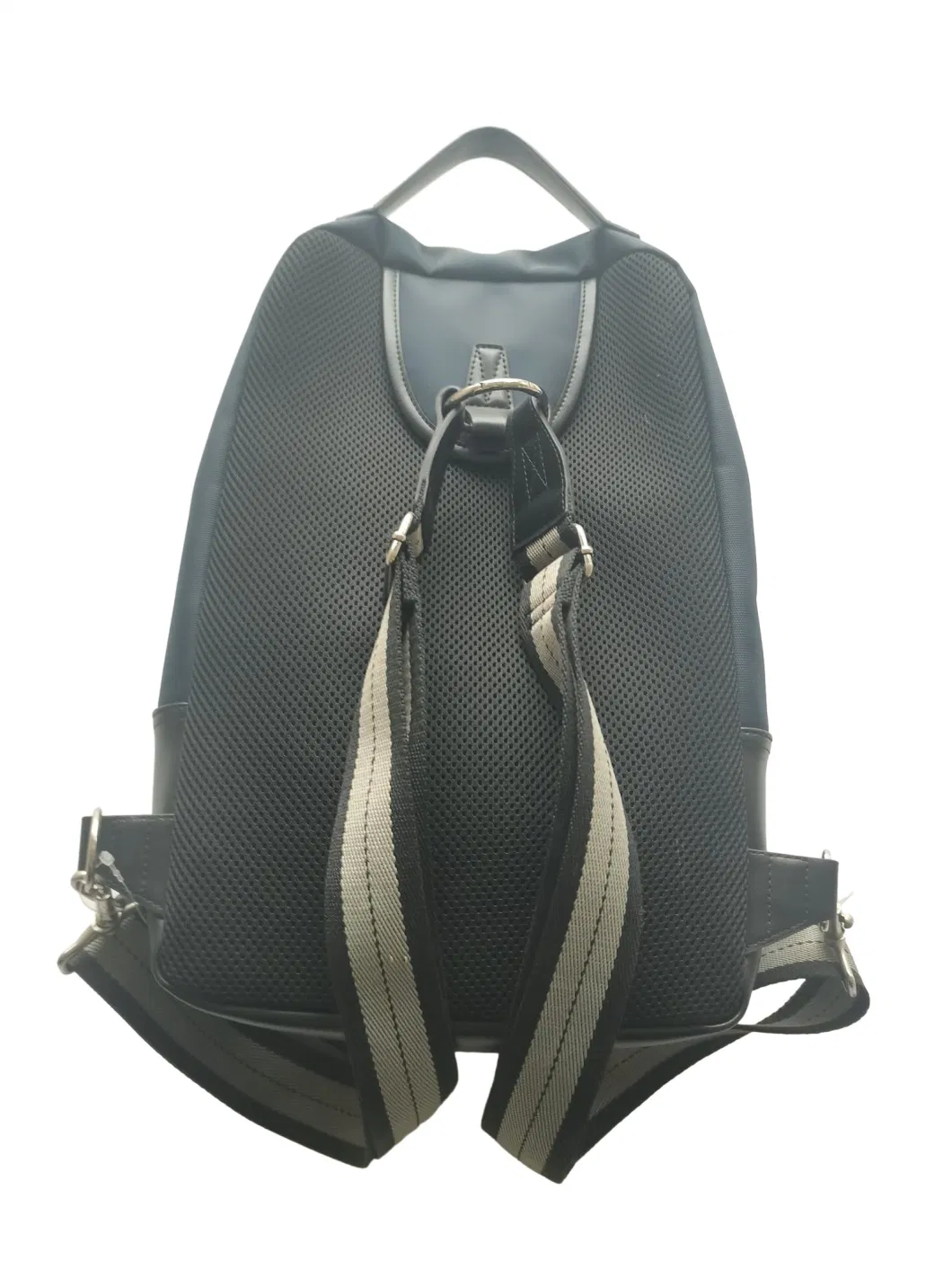 Motorcycle Black Oxford Leather Tail Bag Riding Tribe Seat Bag Waterproof Men&prime;s Sling Backpack