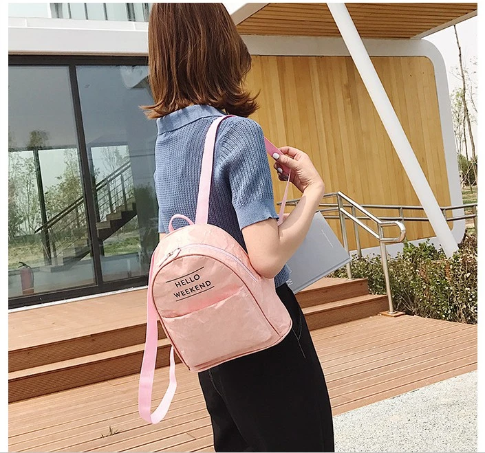 Wholesale Waterproof Tyvek School Bag Recyclable DuPont Paper Fashion Kids Mini Backpack