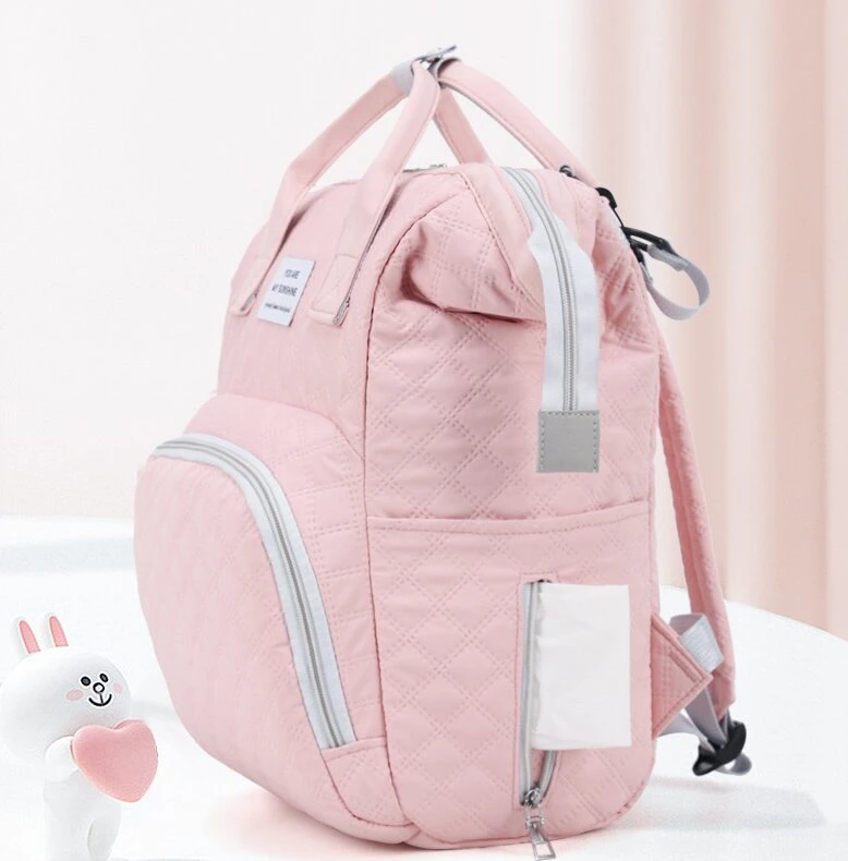 Customized Waterproof Maternity Mummy Nappy Bags Portable Baby Diaper Bag Backpack