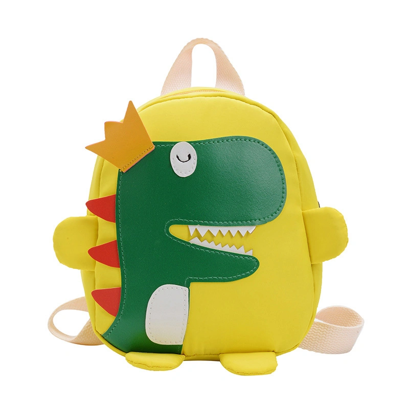 Cute Boy and Girl Backpack Cartoon Dinosaur Baby out of Street Snack Backpack