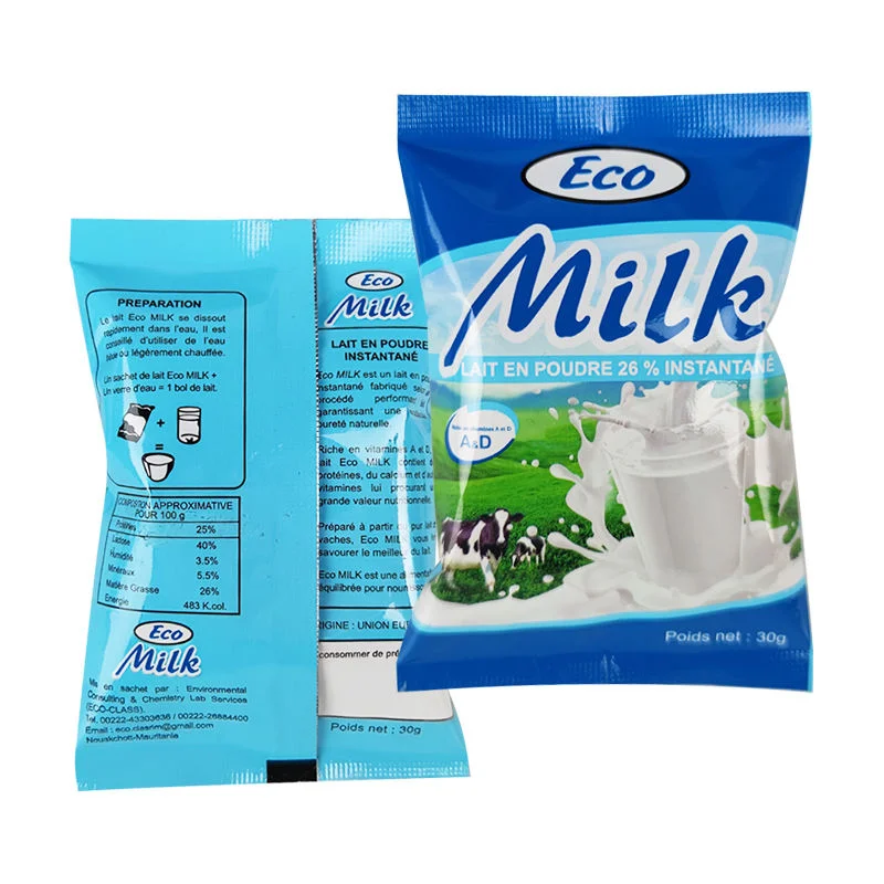 Customized Plastic Food Packaging Laminated Roll Film 30g Milk Powder Small Packaging Bags for Children