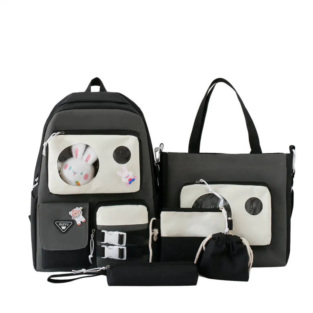 Large-Capacity Korean Style Fashion Junior High School Fresh Casual Backpack