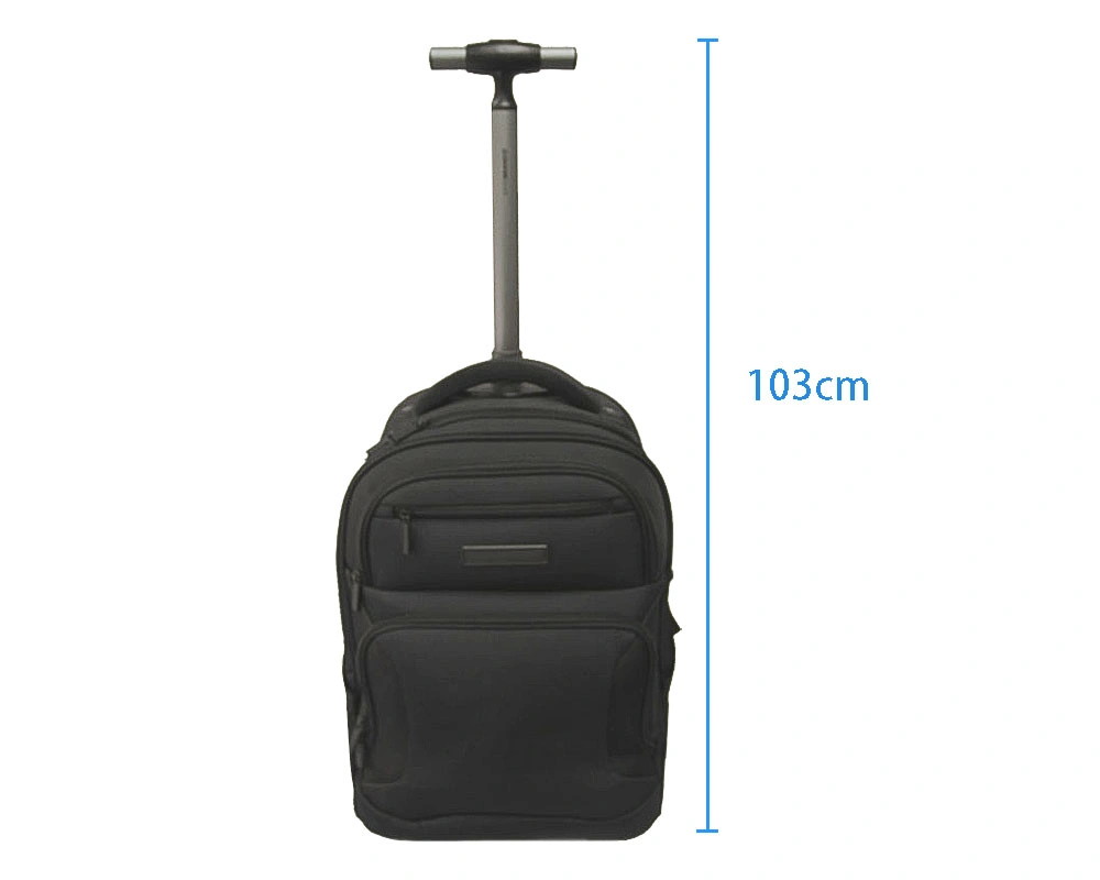 Wholesale Latest Vertical Custom Logo Multifunctional Convertible Travel School Rolling Backpack