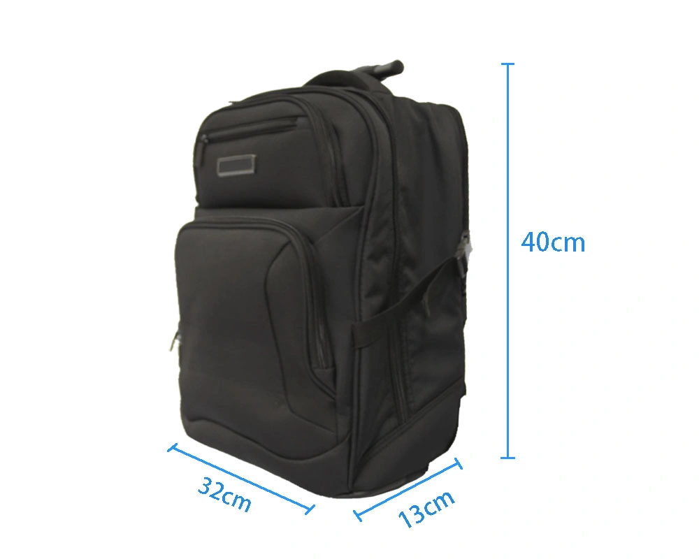 Wholesale Latest Vertical Custom Logo Multifunctional Convertible Travel School Rolling Backpack