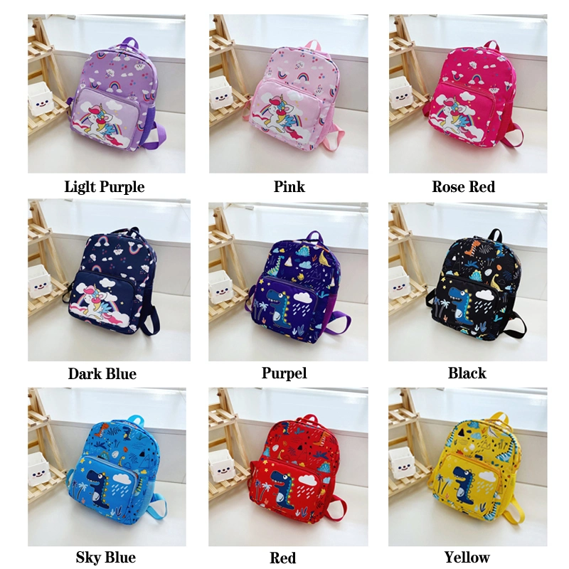 2022 Cartoon Children Schoolbag Cute Dinosaur Unicorn Backpack for Boys Girls Kids School Bags Kindergarten Preschool Baby Bag