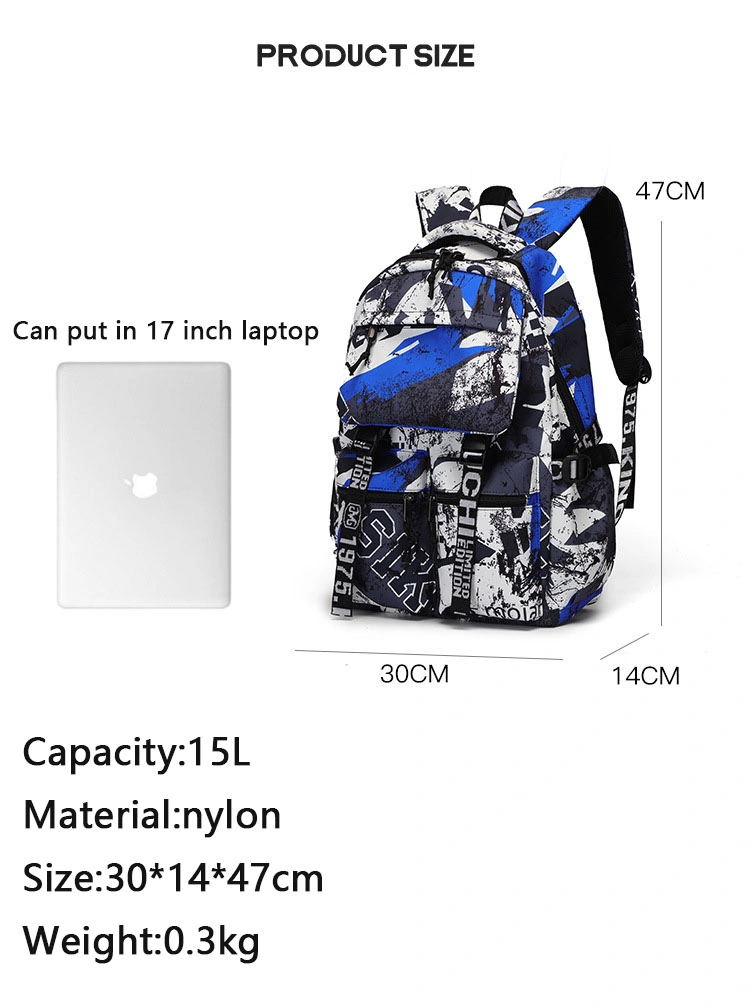 Promotional Gift Good Quality Waterproof Nylon Girls Boys Bag Student Backpack