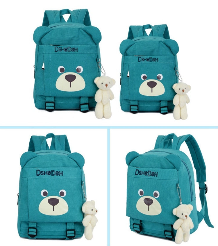 Light Weight Baby Backpack with Doll Cartoon Kids Bag Mini Backpack for Toddler