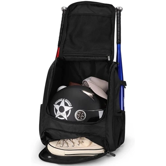 Custom Outdoor Sport Baseball Bat Equipment Bag Youth Baseball Backpack