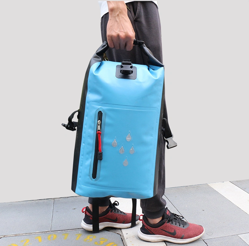 Reflective Swimming Waterproof Travel Duffel Top Rolling Day Bags Waterproof Durable Women Men Backpack