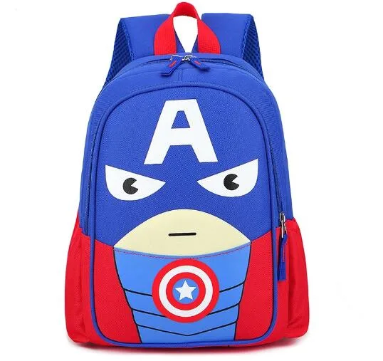 New Cartoon Cute Children Backpack Bag Kindergarten Boy Spiderman School Bag School Backpack