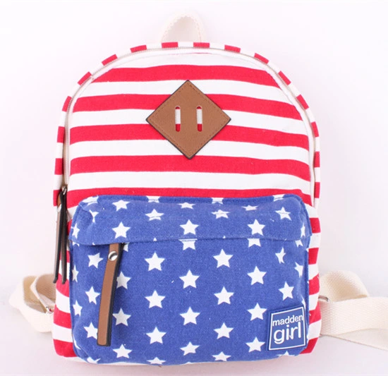 Girl Kids Hot Selling Fashion Star Mini Backpack with Good Quality